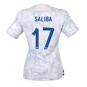 Frankrig William Saliba #17 Udebanetrøje Dame VM 2022 Kort ærmer